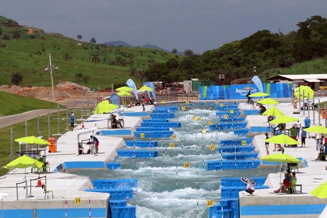 Uma das instalações mais complexas, o Estádio de Canoagem Slalom tem 25 milhões de litros de água / Foto: Esporte Alternativo